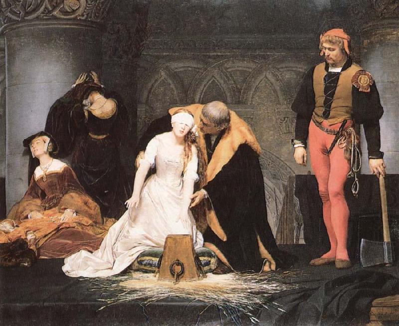 The execution of Lady Jane Grey, Paul Delaroche